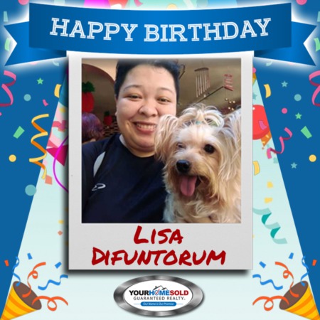 Happy birthday, Lisa Difuntorum!
