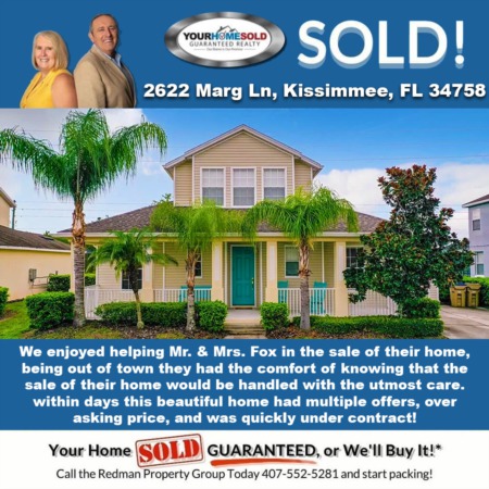 SOLD - 2622 Marg Ln, Kissimmee, FL 34758