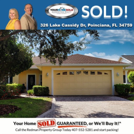 SOLD - 326 Lake Cassidy Dr, Poinciana, FL 34759
