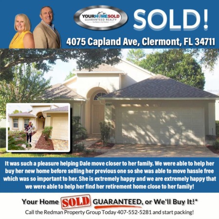 SOLD - 4075 Capland Ave, Clermont, FL 34711