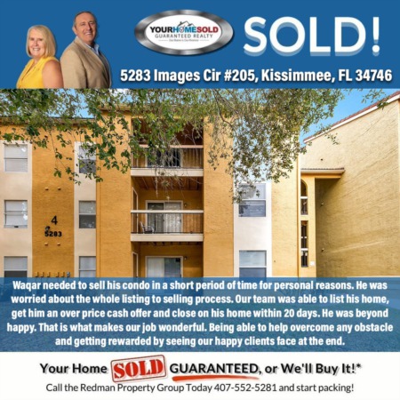 SOLD - 5283 Images Cir #205, Kissimmee, FL 34746
