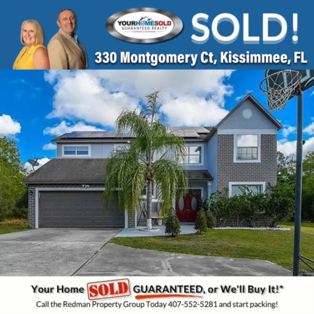 SOLD - 330 Montgomery Ct, Kissimmee, FL 34758