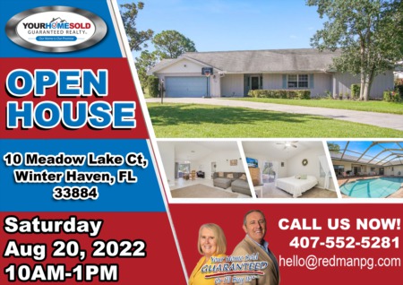 OPEN HOUSE - 10 Meadow Lake Ct, Winter Haven, FL 33884