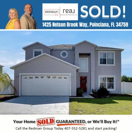 SOLD - 1425 Nelson Brook Way, Poinciana, FL 34759