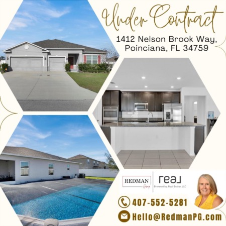 UNDER CONTRACT - 1412 Nelson Brook Way, Poinciana, FL 34759