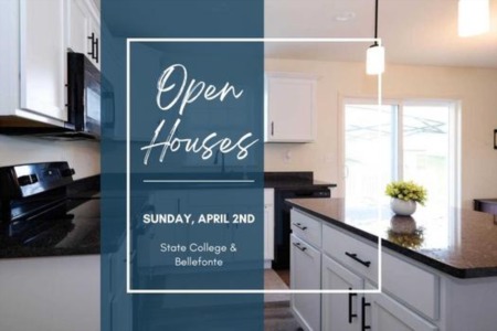 OPEN HOUSES - Sunday, April 2nd, 2023