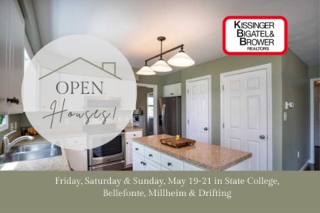 OPEN HOUSES - Friday, Saturday, & Sunday, May 19th - 21st, 2023
