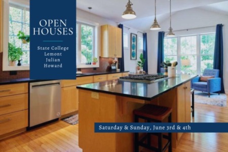 OPEN HOUSES - Saturday & Sunday, June 3rd & 4th, 2023