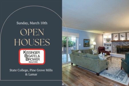 Open Houses - Sunday, March 10th