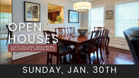 Open House- Sunday, January 30th