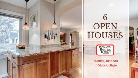 Open Houses - Sunday, June 5th, 2022