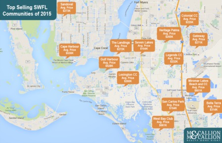 Top Selling SWFL Communities 2015