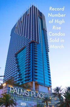 Las Vegas High Rise Condos Sold in March 2015