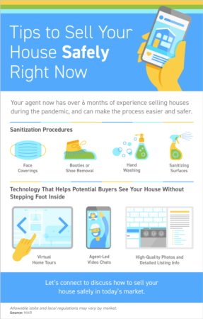  Tips to Sell Your House Safely Right Now [INFOGRAPHIC]