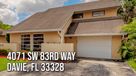4071 SW 83rd Way,  Davie, FL 33328