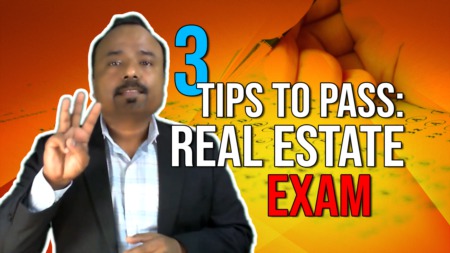 3 Tips to PASS the Real Estate Exam