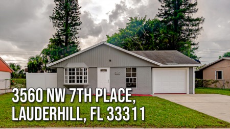 3560 NW 7th Place, Lauderhill, FL 33311