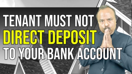Why should you never give your bank account number for your tenant to deposit the rent?