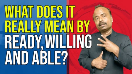 What does it really mean by ready, willing and able for a home buyer?