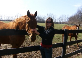 Kim Soper Reporting from a beautiful Lexington Horse Farm
