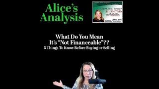 Can You Finance it? Five Things to Watch Out for.