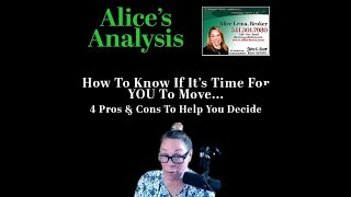 Deciding to Move or Not, Four Things to Consider