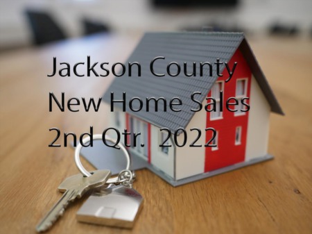 New Homes in Jackson County Sold 2nd Qtr 2022