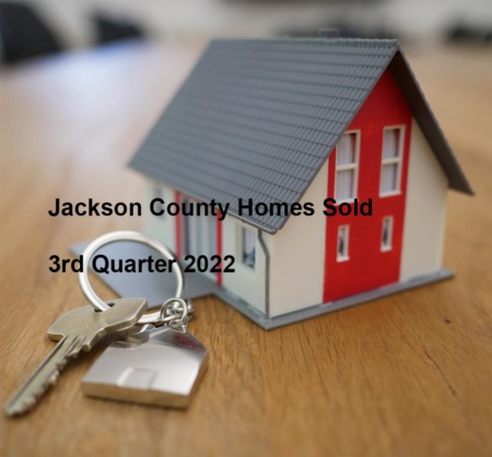 New Homes Sold in Jackson County 3rd Qtr 2022