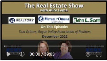 Real Estate Show interview with Tina Grimes Dec 2022