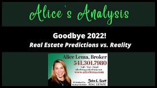 Real Estate Predictions VS Reality