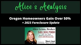Oregon Homeowners Gain over 50% + 2023 Foreclosures