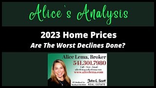 2023 Home Prices Are the Worst Declines Done?