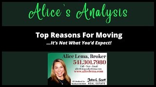 Top Reasons for Moving - Not as Expected