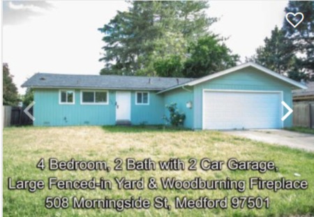 508 Morningside, Medford, Oregon for sale