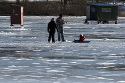 A Popular Winter Activity in Fort Mac: Ice Fishing