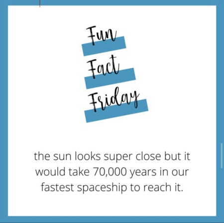 Fun Fact Friday - The Sun