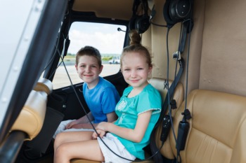 Kids Experience Helicopters at Bowman Field February 28