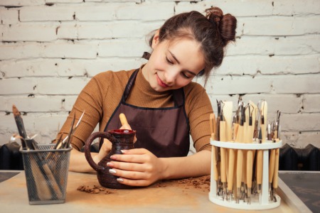 Have a Romantic Pottery Experience at the Magpie Clay Studio February 10