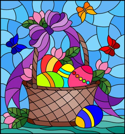Make a Stained Glass Egg February 11