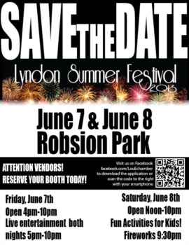 Lyndon Summer Festival June 7th and 8th