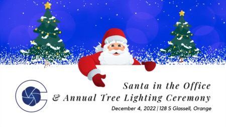 Santa in the Office and Annual Tree Lighting Ceremony on December 4, 2022