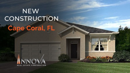 Futuros dueños visitando nueva construcción en Cape Coral, FL (Giselle Fuentes, Realtor®)