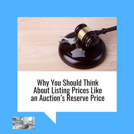 Why You Should Think About Listing Prices Like an Auction’s Reserve Price