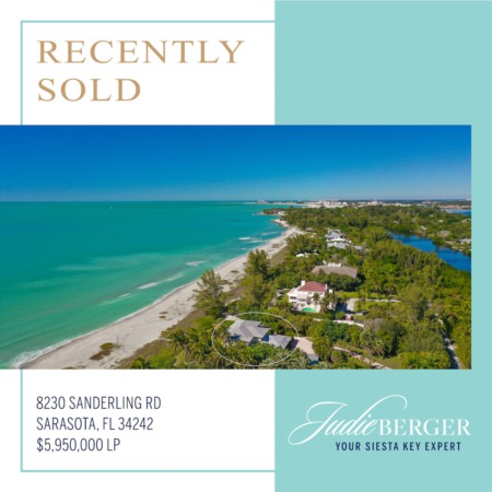 Recently Sold on Siesta Key: Spectacular 2-Acre Gulf Front Estate