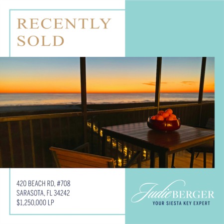 Just Sold on Siesta Key!
