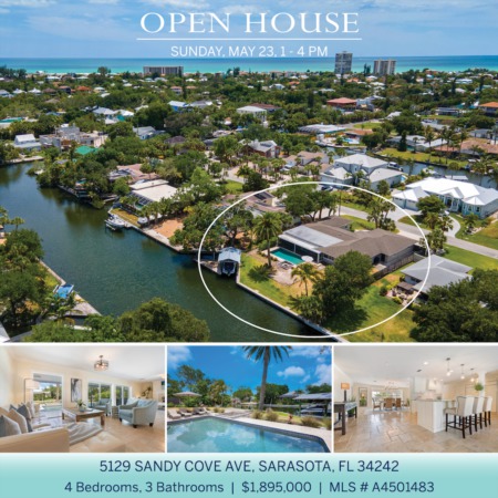 SEE IT FIRST! Newly Listed on Siesta Key and OPEN 5/23 SUNDAY 1-4 PM