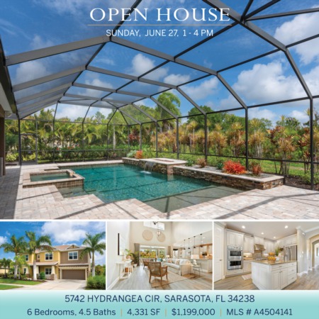 SEE IT FIRST! Newly Listed in Sarasota and OPEN 6/27 SUNDAY 1-4 PM