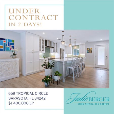 Under Contract in 2 Days: Renovated Pool Home Near Siesta Beach