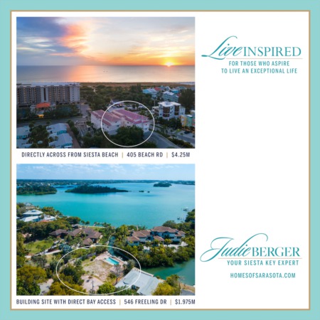 Featured Properties of the Day: LIVE INSPIRED on Siesta Key