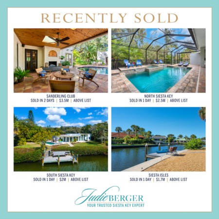 Recently Sold on Siesta Key Above List Price!